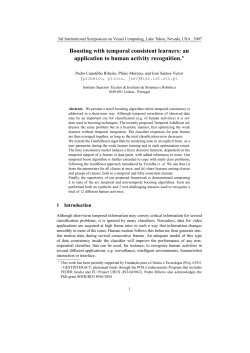 Boosting with temporal consistent learners: an application
