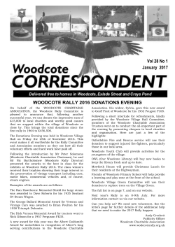 January 2017 - Woodcote Online