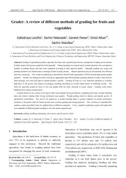 Grader: A review of different methods of grading for