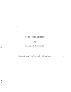 the departed - Daily Script
