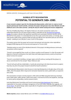 potential to generate 500+ jobs