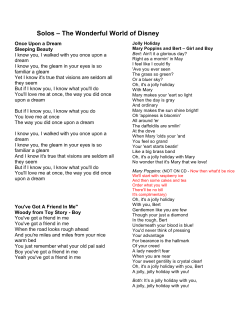 Solos – The Wonderful World of Disney