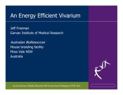 An Energy Efficient Vivarium