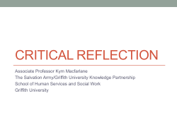 CRITICAL REFLECTION