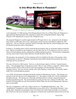 Is this What We Want in Rosedale?