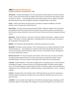 1984 Newspeak Dictionary