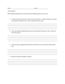 Sneetches Worksheet