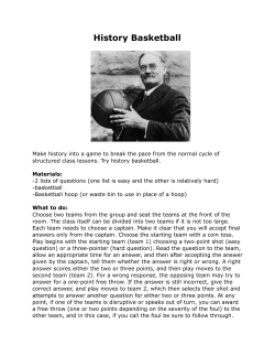 History Basketball - Whatcom Family YMCA