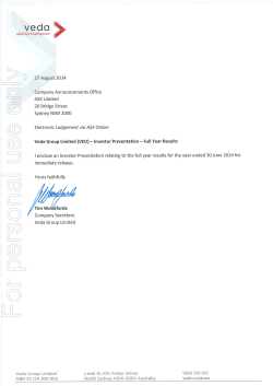 For personal use only