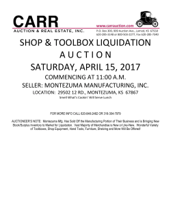 Itemized Auction Listing