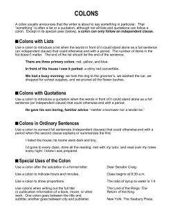 COLONS