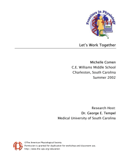 Let`s Work Together - Life Science Teaching Resource Community