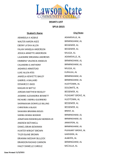 DEAN`S LIST SP14-2015