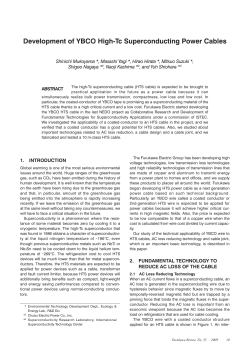 Development of YBCO High-Tc Superconducting Power Cables