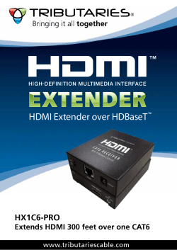 HDMI Extender over HDBaseT