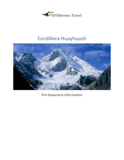Cordillera Huayhuash