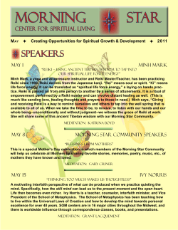 May 2011 - Morning Star Center for Spiritual Living