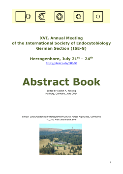 Abstract Book - Stefan Rensing
