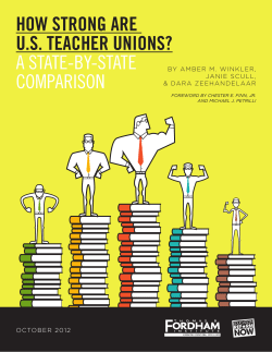 how strong are us teacher unions? a state-by