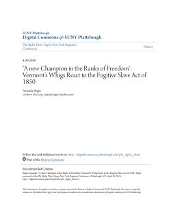 A new Champion in the Ranks of Freedom