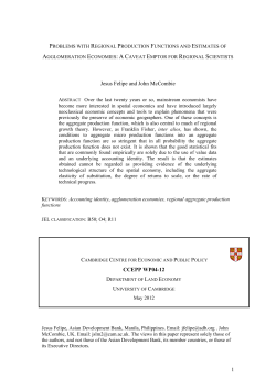 section home - Department of Land Economy