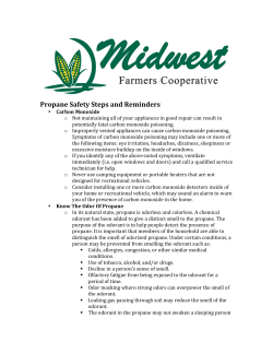 Propane!Safety!Steps!and!Reminders!