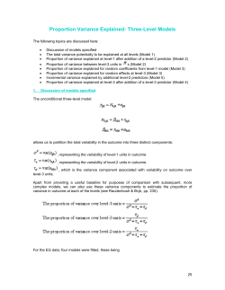 Proportion Variance Explained: Three