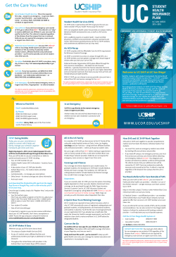 Get the Care You Need - University of California | Office of The