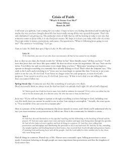 Crisis of Faith - Midtown Downtown