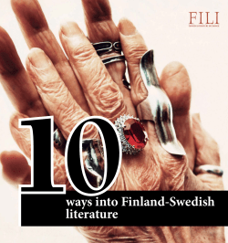 ways into Finland-Swedish literature