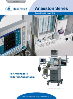 Brchure_Anesthesia Machine_Anaeston3000_EN
