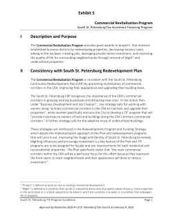 Commercial Revitalization Program