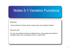 direct variation