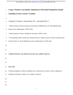 Larger Numbers can Impede Adaptation in Microbial