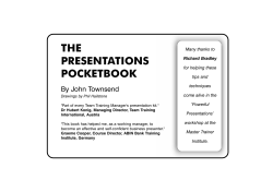 the presentations pocketbook