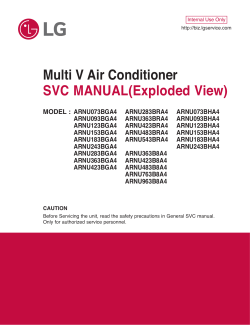 Multi V Air Conditioner SVC MANUAL(Exploded View)