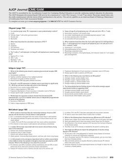 AJCP Journal CME/SAM