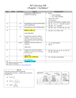 Ch 1 HW Syllabus