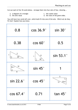 Teachers Notes - Teachit Maths