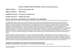 attachment 1 &mdash; school planning template example