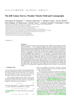 Springob et al. (2014, MNRAS in press)