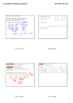 5.2 Congruent Polygons.notebook