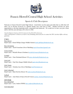 Francis Howell Central High School Activities
