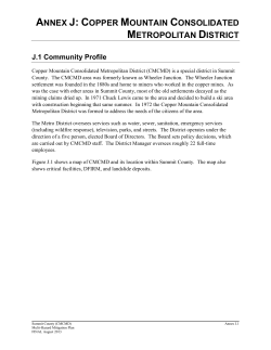 Copper Mountain - Summit County Government