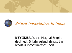 British Imperialism In India