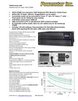 PS6003rm-4u - Powerstar Inc