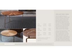 circular table series