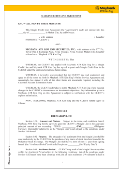 Margin Agreement