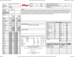 Official Nutrition Label Information Pop