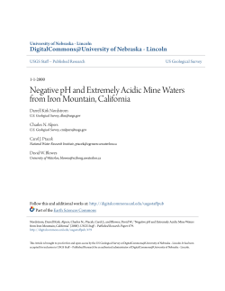 Negative pH and Extremely Acidic Mine Waters from Iron Mountain